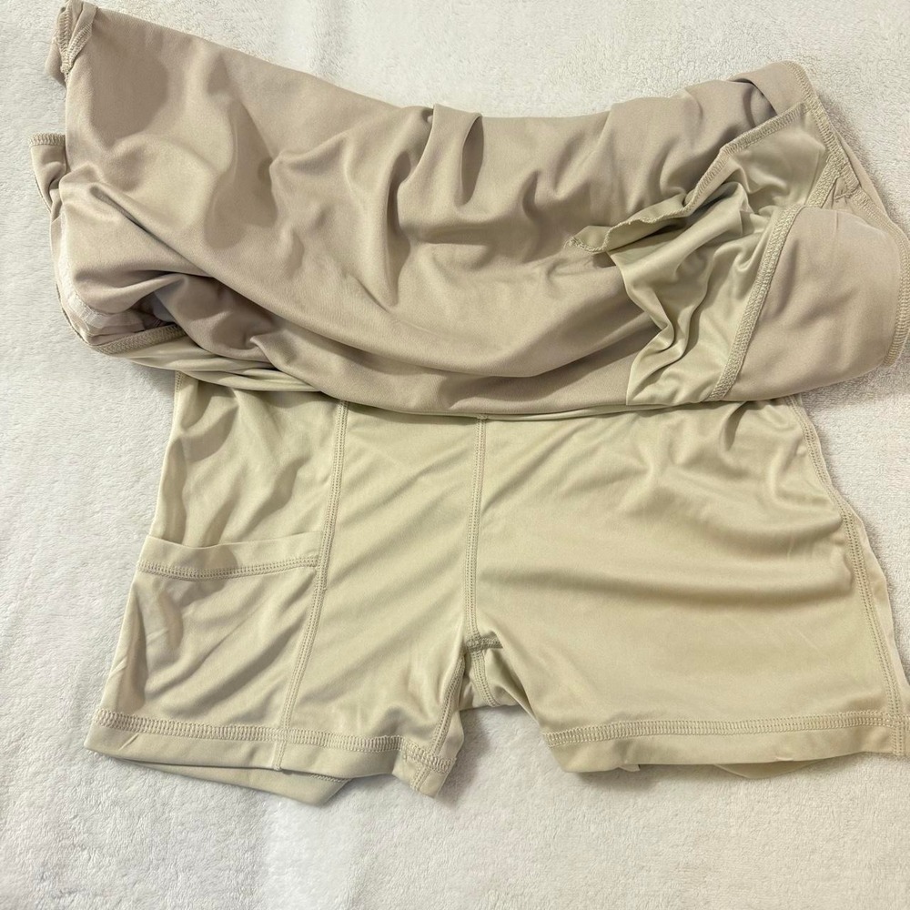 Greg Norman tan skort beige womens small - Picture 3 of 4